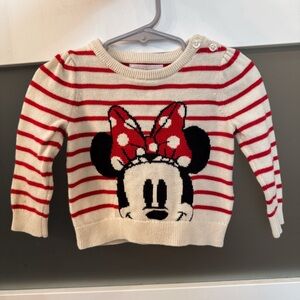 Baby Gap Disney Minnie Mouse sweater size 6-12 months